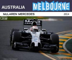 yapboz Kevin Magnussen - McLaren - 2014 Avustralya Grand Prix, sınıflandırılmış 2º